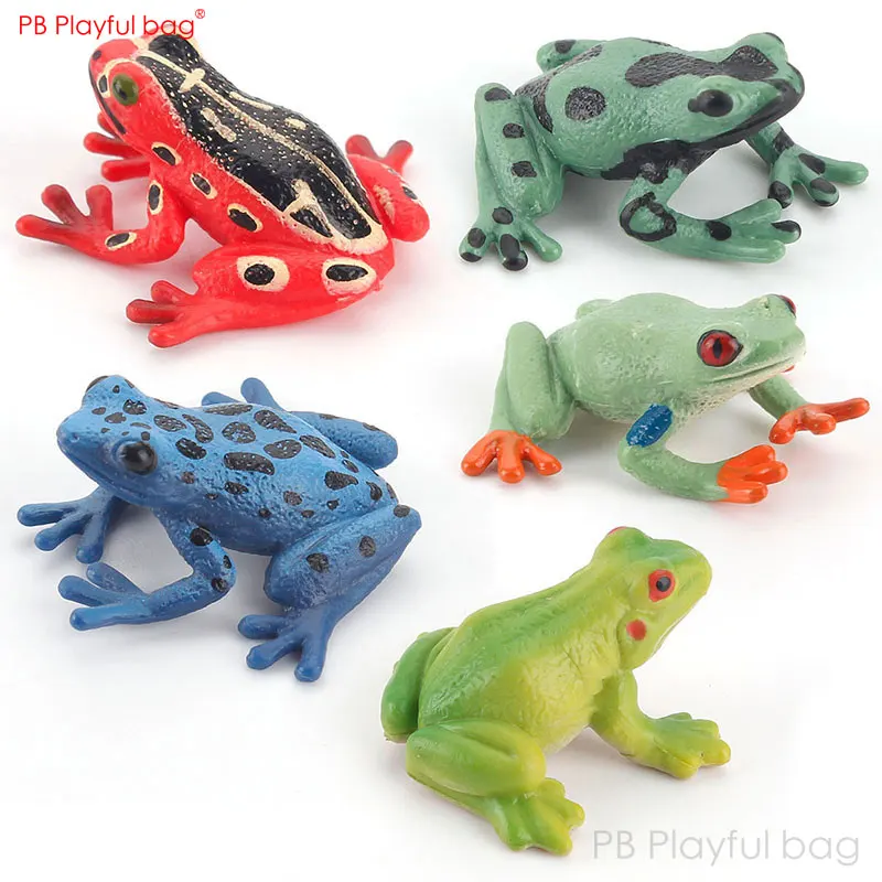 Playful bag 5pcs Simulation Frog Figure PVC Animal Frog Action figure Little Ornament Toy model for kids Education toys HG28
Playful bag 5pcs Simulation Frog Figure PVC Animal Frog Action figure Little Ornament Toy model for kids Education toys HG28