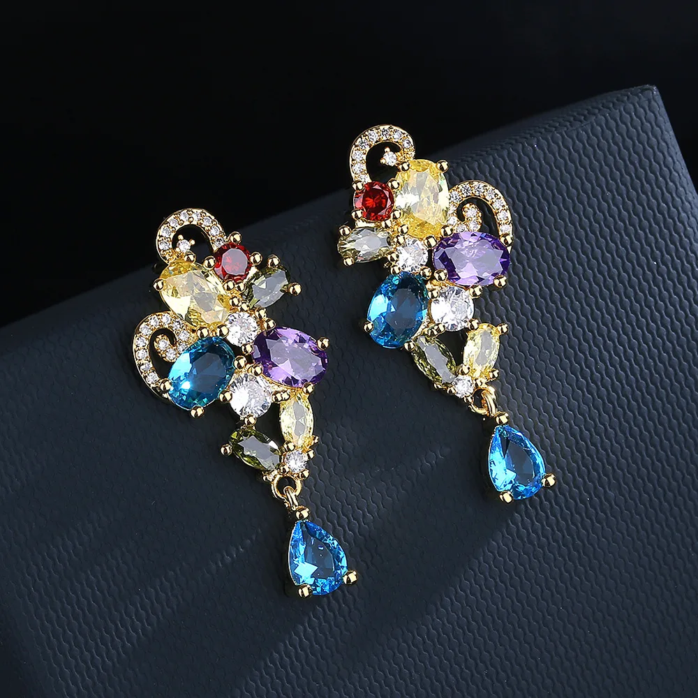 Fashion Kaleidoscope zircon Earrings 925 Silver Temperament Street Trend Kaleidoscope Earrings party birthday jewelry gift
Fashion Kaleidoscope zircon Earrings 925 Silver Temperament Street Trend Kaleidoscope Earrings party birthday jewelry gift