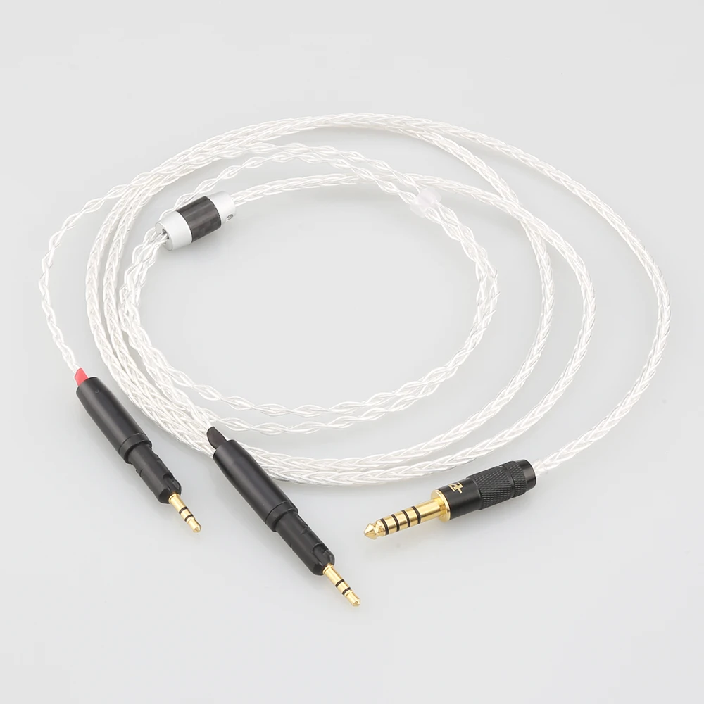 HIFI Audiocrast 3.5mm XLR male 4.4mm Balanced 8 Cores Silver Plated Headphone Cable for ATH-R70X R70X
HIFI Audiocrast 3.5mm XLR male 4.4mm Balanced 8 Cores Silver Plated Headphone Cable for ATH-R70X R70X