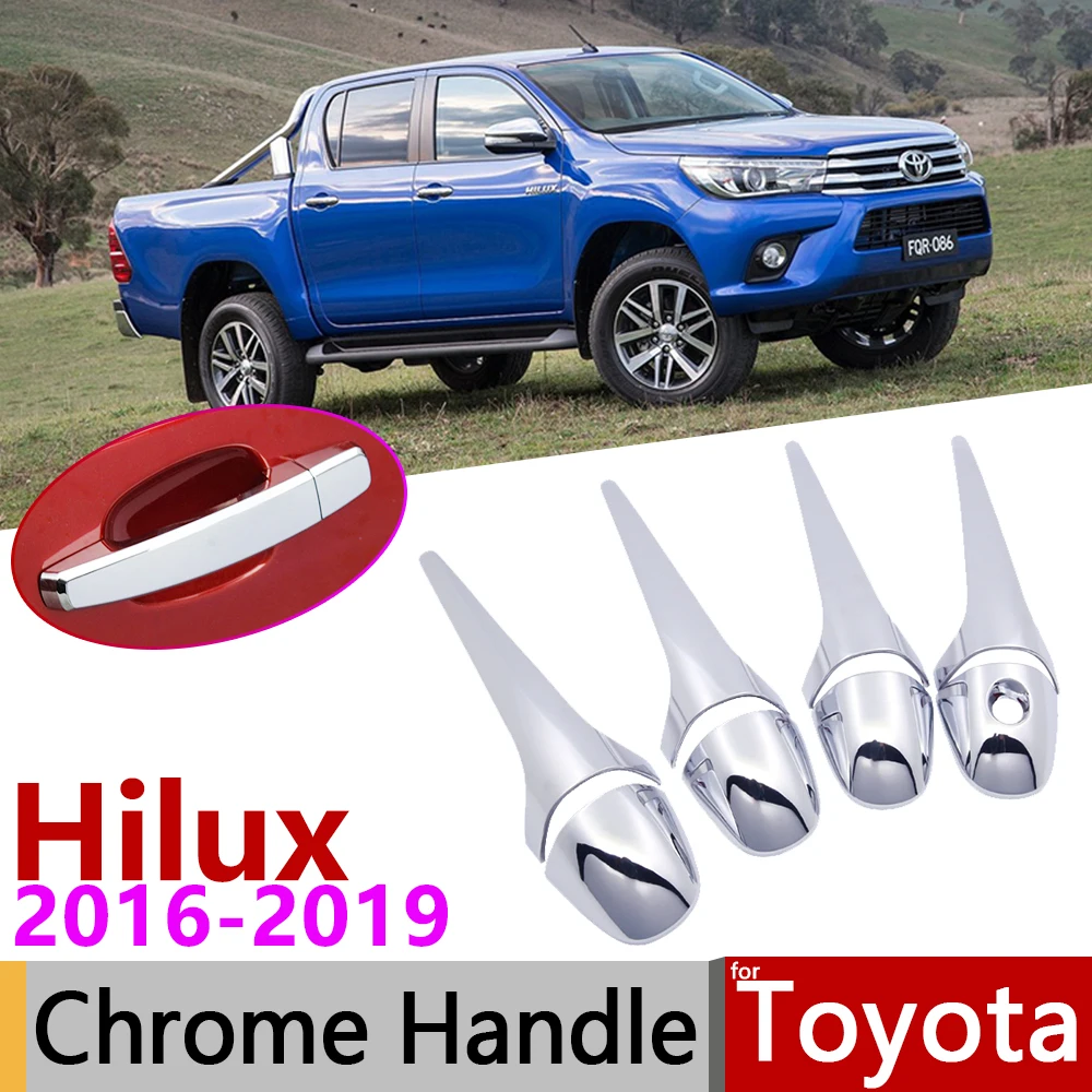 for Toyota Hilux TruckMasters OX AN120 AN130 2016~2019 Chrome Door Handle Cover Car Accessories Stickers Trim Set 2017 2018
for Toyota Hilux TruckMasters OX AN120 AN130 2016~2019 Chrome Door Handle Cover Car Accessories Stickers Trim Set 2017 2018