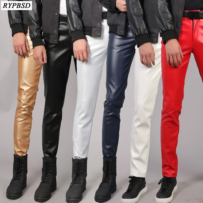 PU Leather Pants Men Slim Stretch Fashion Casual High Quality Solid Zipper Skinny Nightclub Streetwear Men Faux Leather Trousers
PU Leather Pants Men Slim Stretch Fashion Casual High Quality Solid Zipper Skinny Nightclub Streetwear Men Faux Leather Trousers