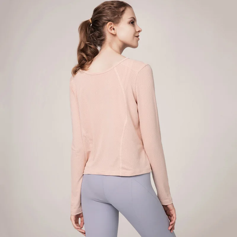 Sports T-shirt Women Long-sleeved Tops Yoga Clothes Loose Quick-drying Breathable Running Fitness Ting Blouse
Sports T-shirt Women Long-sleeved Tops Yoga Clothes Loose Quick-drying Breathable Running Fitness Ting Blouse