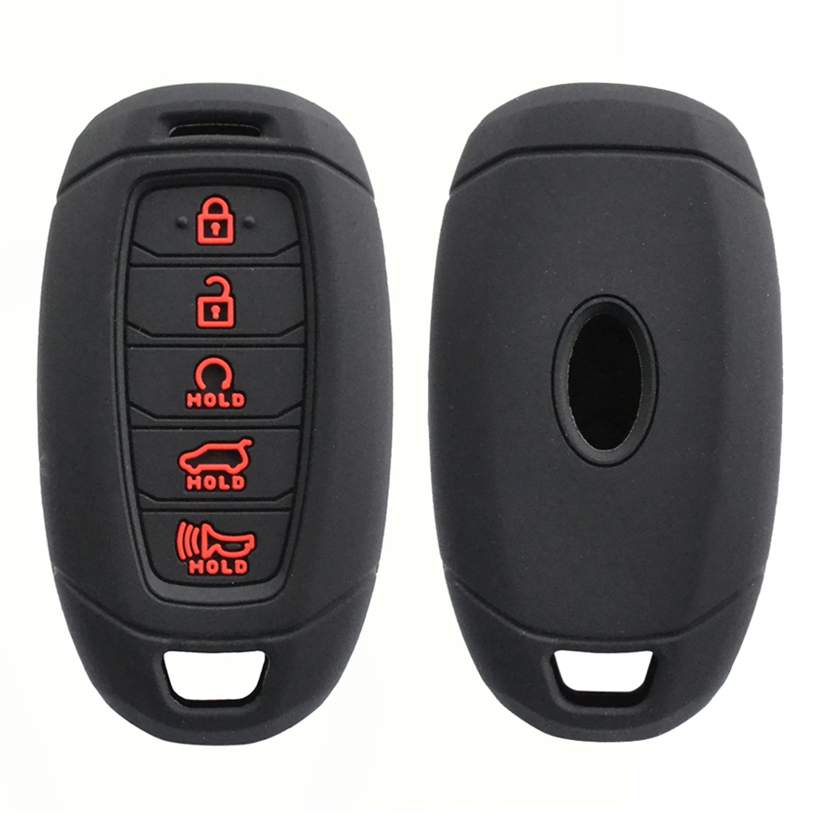 Silicone Car Remote Key Shell Fob Case Cover For Hyundai i30 i35 Kona Azera Elantra Solaris Grandeur Accent Santa Fe 2018 2019
Silicone Car Remote Key Shell Fob Case Cover For Hyundai i30 i35 Kona Azera Elantra Solaris Grandeur Accent Santa Fe 2018 2019