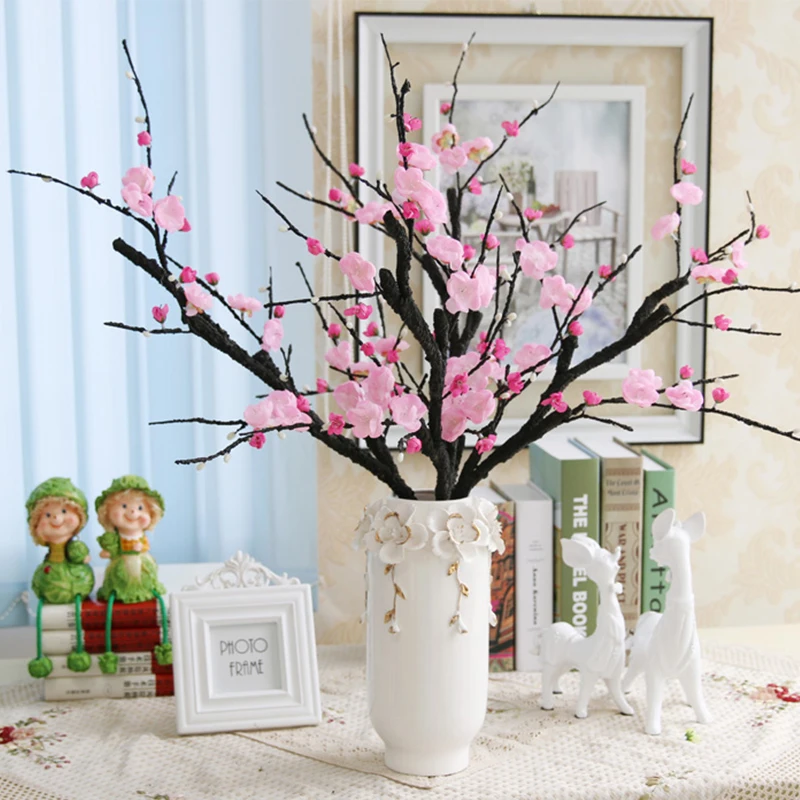 Artificial Plum Blossom Flowers, Long Simulation Plants, Tree Branch, Silk Flowers for Home Decoration, Hotel Display, 2Pcs
Artificial Plum Blossom Flowers, Long Simulation Plants, Tree Branch, Silk Flowers for Home Decoration, Hotel Display, 2Pcs
