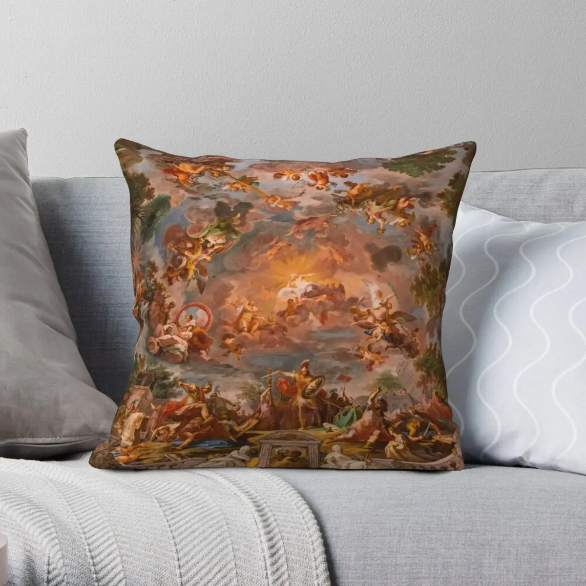 Painted Ceiling Fresco Square Pillowcase Polyester Linen Velvet Creative Zip Decor Pillow Case Bed Cushion Cover 45x45
Painted Ceiling Fresco Square Pillowcase Polyester Linen Velvet Creative Zip Decor Pillow Case Bed Cushion Cover 45x45