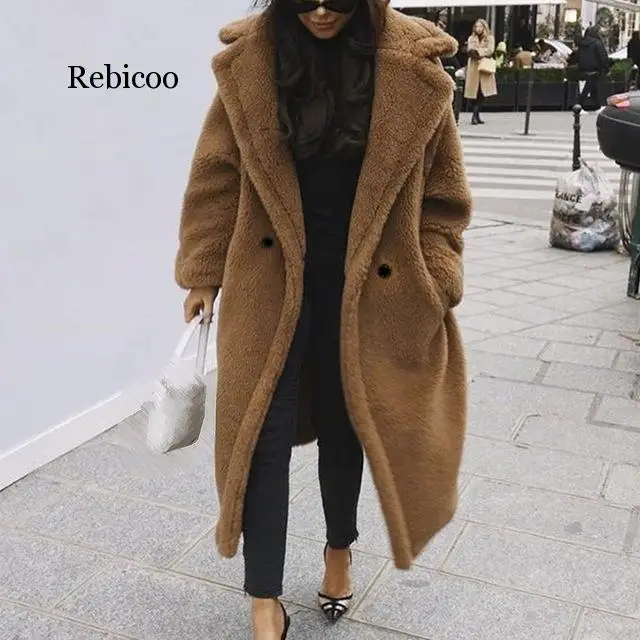 Women Warm Jacket Autumn Winter Fashion Loose Polar Fleece Long Sleeve Lapel Buckle Solid Color Ladies Thick Coat
Women Warm Jacket Autumn Winter Fashion Loose Polar Fleece Long Sleeve Lapel Buckle Solid Color Ladies Thick Coat