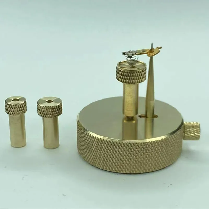 Adjustable 8mm 9.5mm 11mm Watch Movement Balance Wheel Hairspring Support Stand F31415 40mm Brass Tool
Adjustable 8mm 9.5mm 11mm Watch Movement Balance Wheel Hairspring Support Stand F31415 40mm Brass Tool