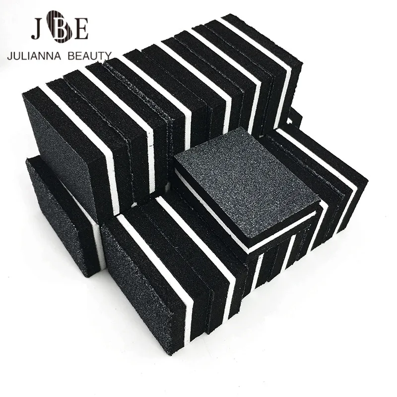 50Pcs Black Mini Sponge Double-sided Nail Sanding Files Block Buffer Nail Polishing Manicure Pedicure Professional Nails Tool
50Pcs Black Mini Sponge Double-sided Nail Sanding Files Block Buffer Nail Polishing Manicure Pedicure Professional Nails Tool