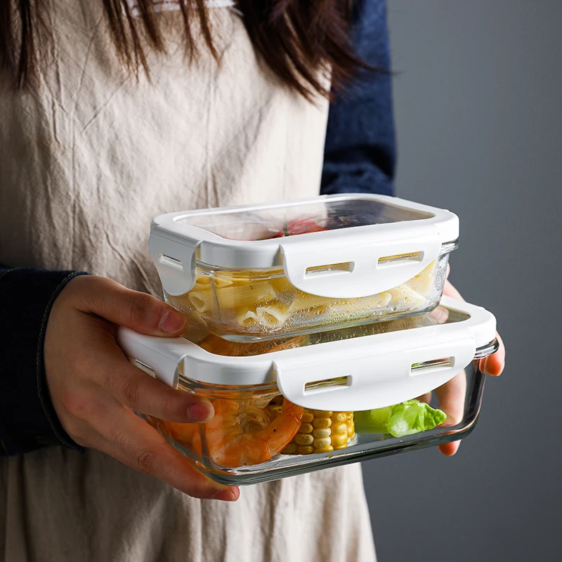 Heat Resistant Glass Lunch Box Microwave Bento Bowl with Transparent Lid Portable Bento Box for Picnic Airtight Fresh-Keep Box
Heat Resistant Glass Lunch Box Microwave Bento Bowl with Transparent Lid Portable Bento Box for Picnic Airtight Fresh-Keep Box