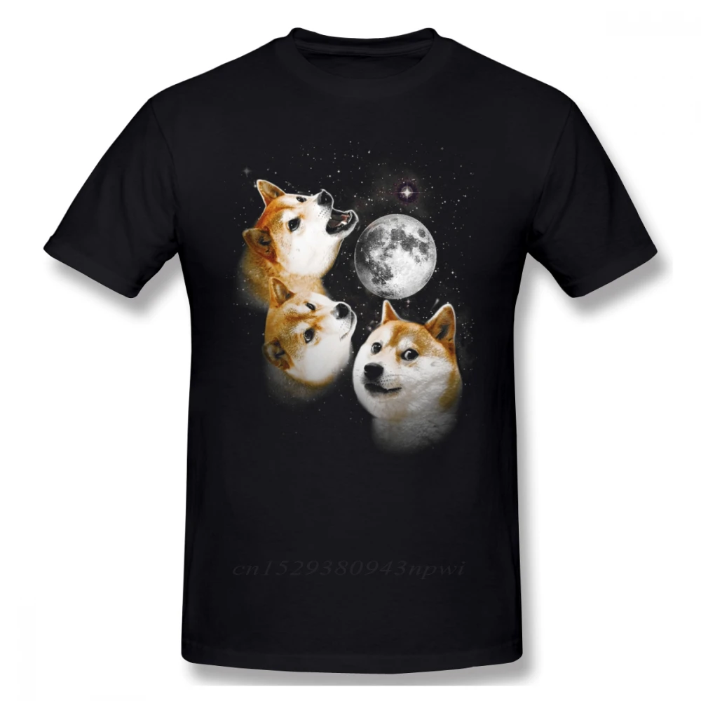 Three Doge Moon Shiba Inu T Shirt For Male Soft Homme Tee Shirt Crewneck Faddish Harajuku Streetwear
Three Doge Moon Shiba Inu T Shirt For Male Soft Homme Tee Shirt Crewneck Faddish Harajuku Streetwear
