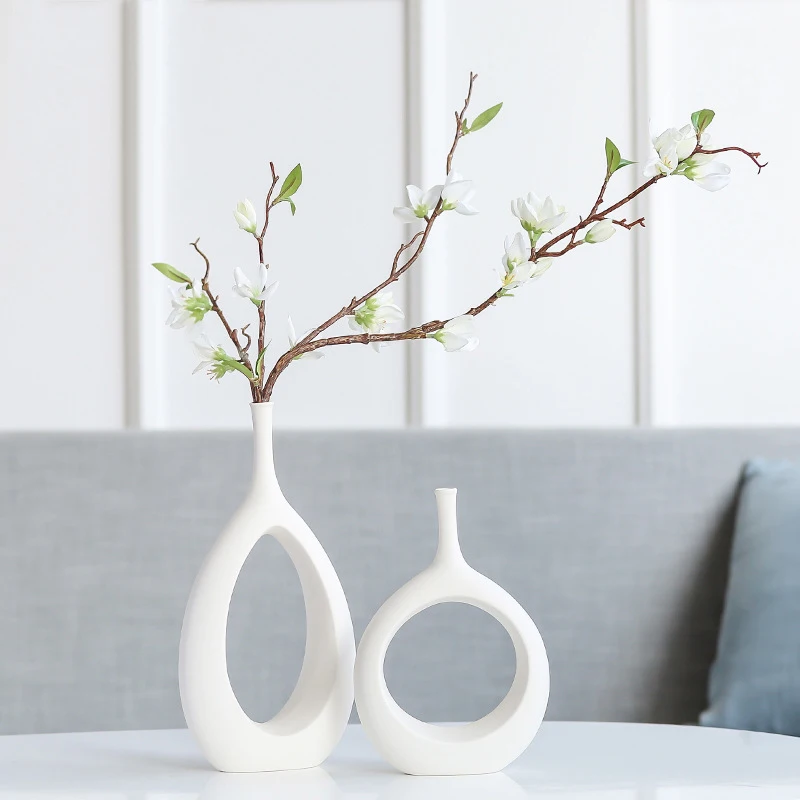 Simple Nordic Ceramic Flower Vase Home Table Decor Flower Pot Arrangement Garden Desk Creative Ornament Dried Flower Vase
Simple Nordic Ceramic Flower Vase Home Table Decor Flower Pot Arrangement Garden Desk Creative Ornament Dried Flower Vase