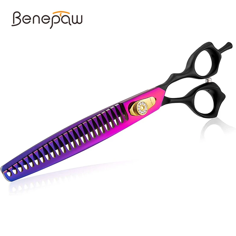 Benepaw Professional Dog Scissors Straight Downward Curved Pet Cutting Thinning Texturizing Chunker Shears Safety Trimming
Benepaw Professional Dog Scissors Straight Downward Curved Pet Cutting Thinning Texturizing Chunker Shears Safety Trimming