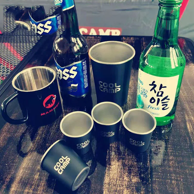 Outdoor camping portable wine glass 304 stainless steel white wine glass foreign wine glass tea cup water cup 4 piece set
Outdoor camping portable wine glass 304 stainless steel white wine glass foreign wine glass tea cup water cup 4 piece set