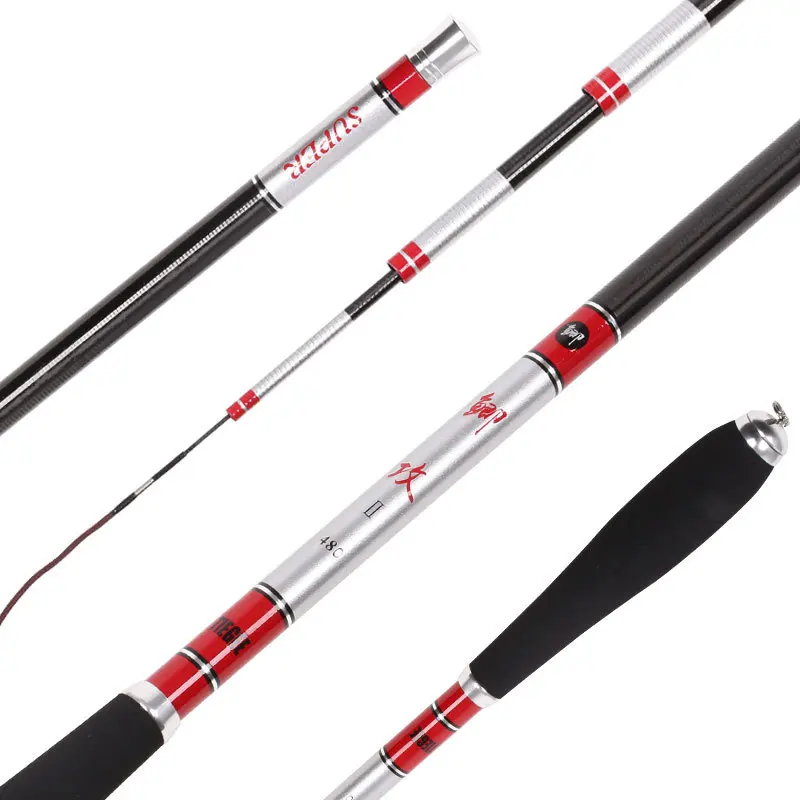 Fishing rod 60t carbon 28 tune ultra light super fine super hard 37 tune squid /carp Taiwan fishing rod
Fishing rod 60t carbon 28 tune ultra light super fine super hard 37 tune squid /carp Taiwan fishing rod
