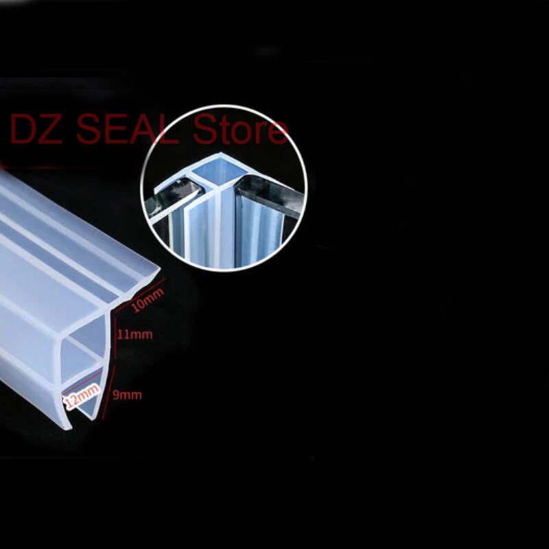 1 meter silicone rubber bath shower door glass seal strip weatherstrip for 12mm glass
1 meter silicone rubber bath shower door glass seal strip weatherstrip for 12mm glass