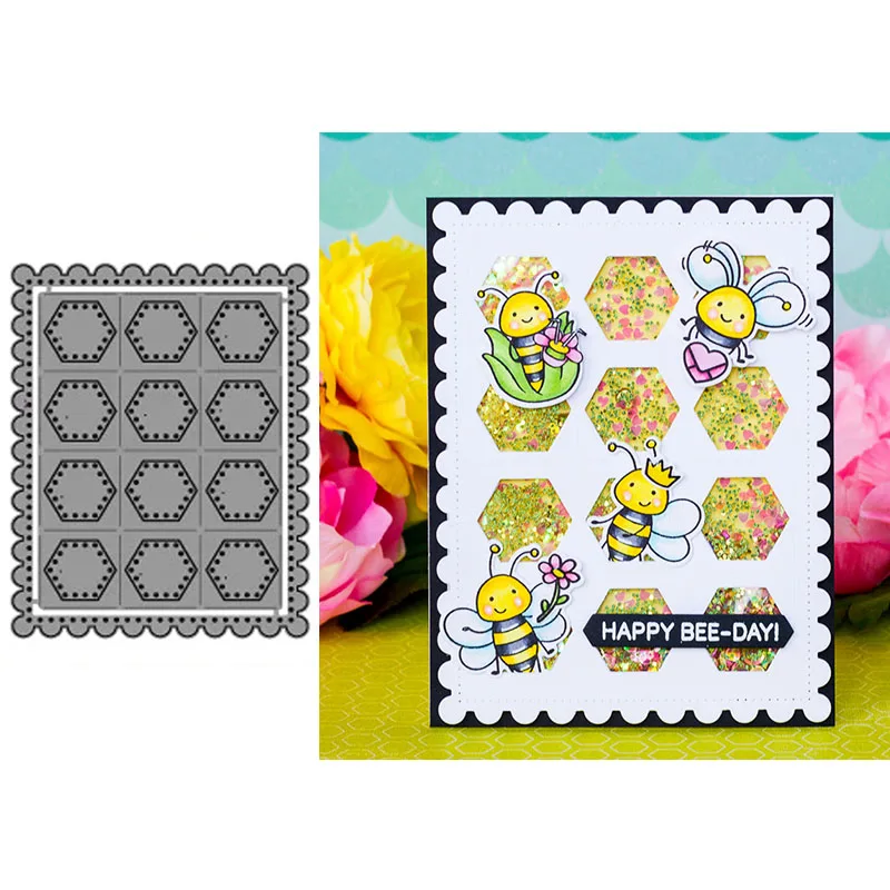 scallop honeycomb cover metal cutting dies cut die mold for DIY Scrapbooking cards making crafts knife mould new 2020 arrivals
scallop honeycomb cover metal cutting dies cut die mold for DIY Scrapbooking cards making crafts knife mould new 2020 arrivals