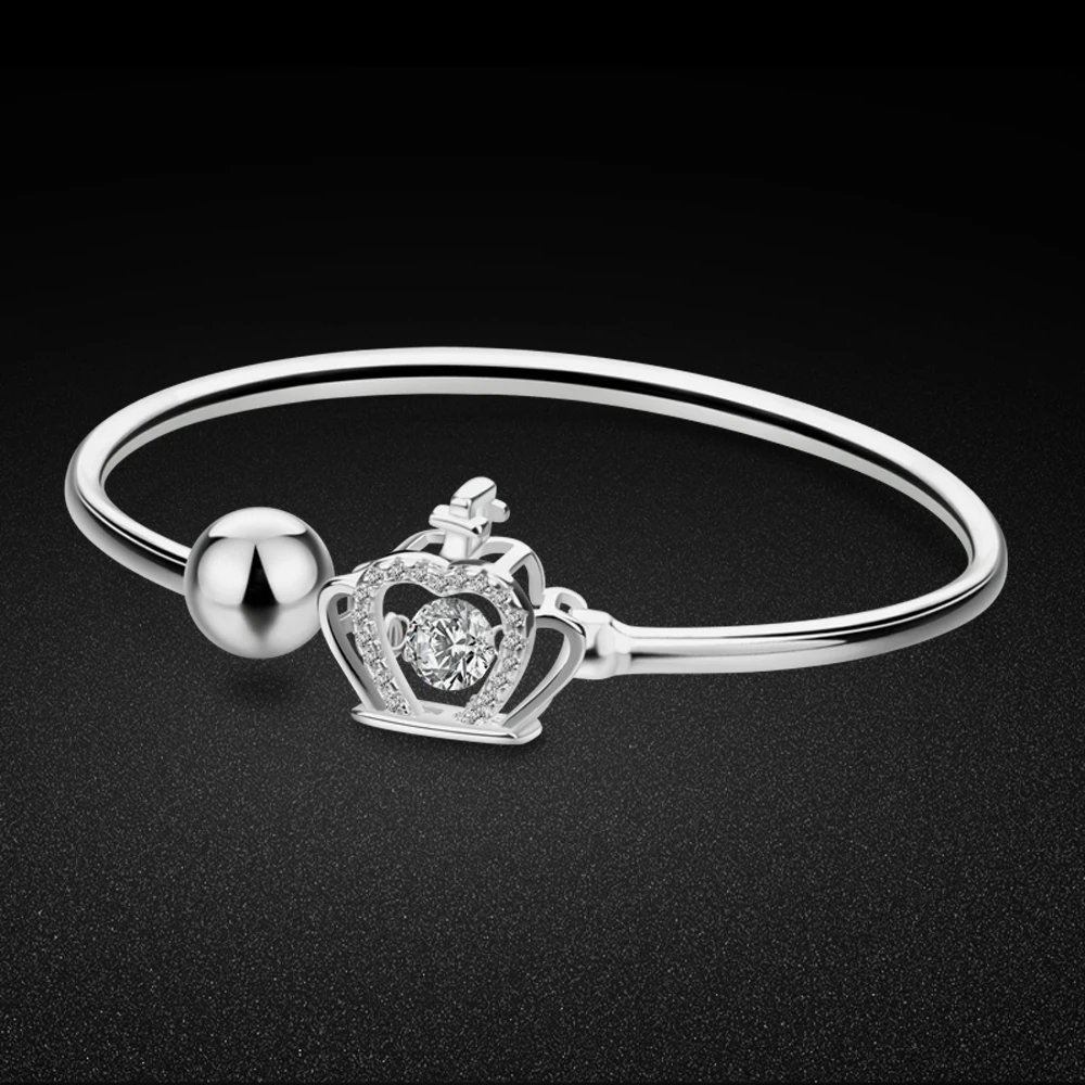 Luxury Brand Fashion Classic Women's 925 Sterling Silver Crown Bangle Bracelet for Women Jewelry Freely Adjustable Bracelet
Luxury Brand Fashion Classic Women's 925 Sterling Silver Crown Bangle Bracelet for Women Jewelry Freely Adjustable Bracelet