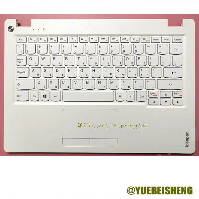 YUEBEISHENG New/org For Lenovo Ideapad 100S-11IBY palmrest Hebrew keyboard upper cover upper shell Touchpad 5CB0K48363
YUEBEISHENG New/org For Lenovo Ideapad 100S-11IBY palmrest Hebrew keyboard upper cover upper shell Touchpad 5CB0K48363