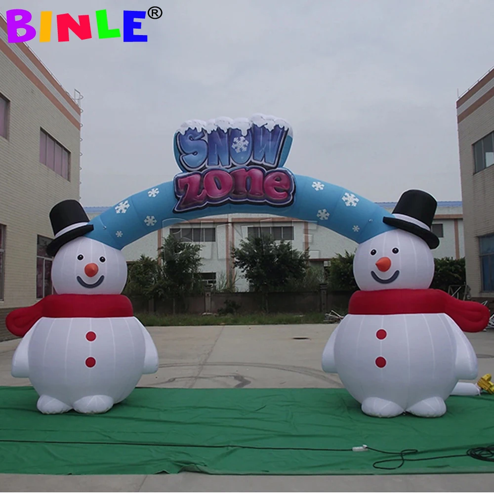 High Quality Merry Holidays Giant Outdoor Inflatable Christmas Decoration Snowman Arch For Sale
High Quality Merry Holidays Giant Outdoor Inflatable Christmas Decoration Snowman Arch For Sale