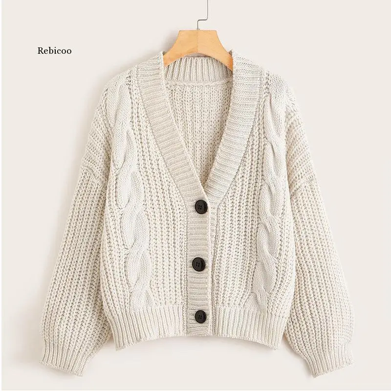 Knit Sweater Women Autumn Female Casual Long Sleeve Button Cardigan Knitted Sweaters Coat Femme Winter Warm Clothes
Knit Sweater Women Autumn Female Casual Long Sleeve Button Cardigan Knitted Sweaters Coat Femme Winter Warm Clothes