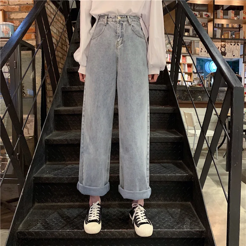 Woman Jeans High Waist Clothes Wide Leg Denim Clothing Blue Streetwear Vintage Quality Nice Vogue Harajuku Straight Pants
Woman Jeans High Waist Clothes Wide Leg Denim Clothing Blue Streetwear Vintage Quality Nice Vogue Harajuku Straight Pants