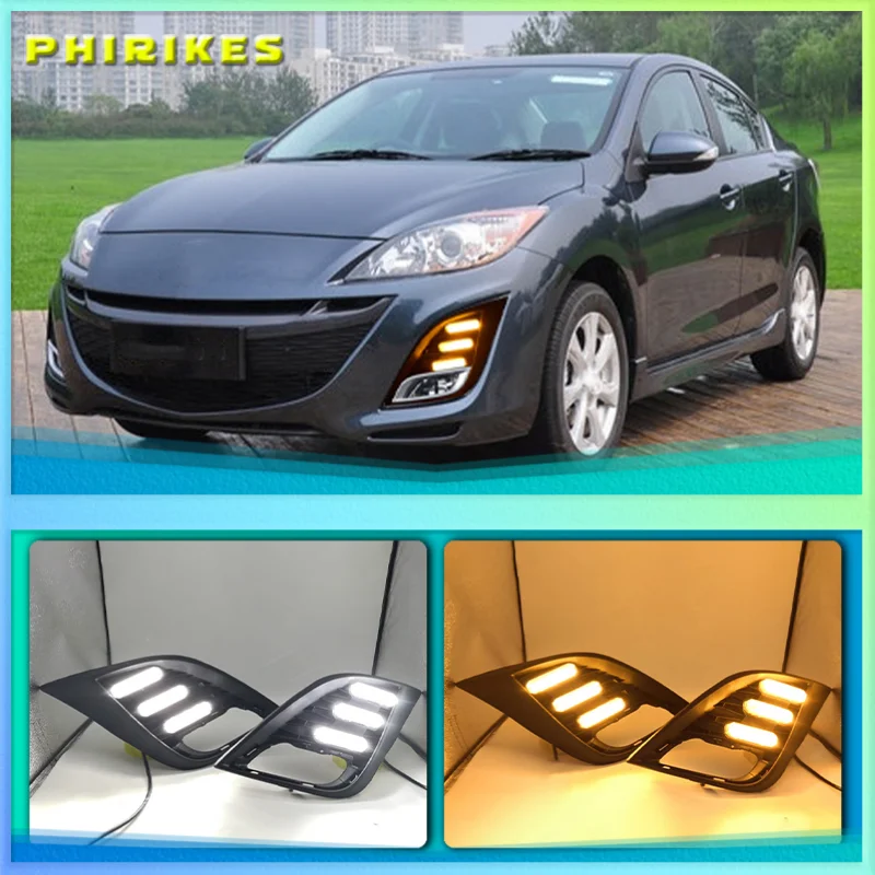 DRL для Mazda 3 Mazda3 Axela 2010 2011 2012 2013, дневные ходовые огни, противотуманная фара, желтый сигнал поворота, 12 В дневного света, 1 комплект
DRL для Mazda 3 Mazda3 Axela 2010 2011 2012 2013, дневные ходовые огни, противотуманная фара, желтый сигнал поворота, 12 В дневного света, 1 комплект