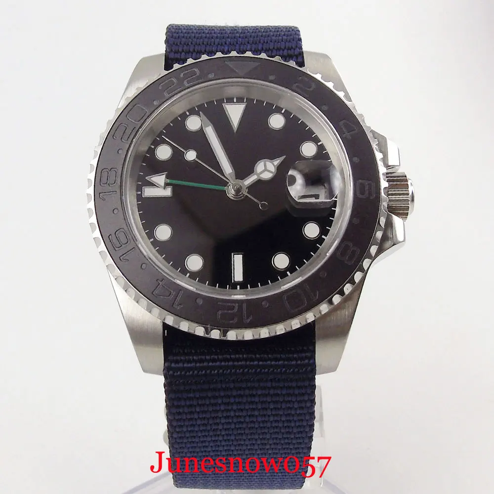 Men's Watch Self Winding Movement Sapphire Glass Auto Date 40mm Silver Color Case Nylon Strap
Men's Watch Self Winding Movement Sapphire Glass Auto Date 40mm Silver Color Case Nylon Strap