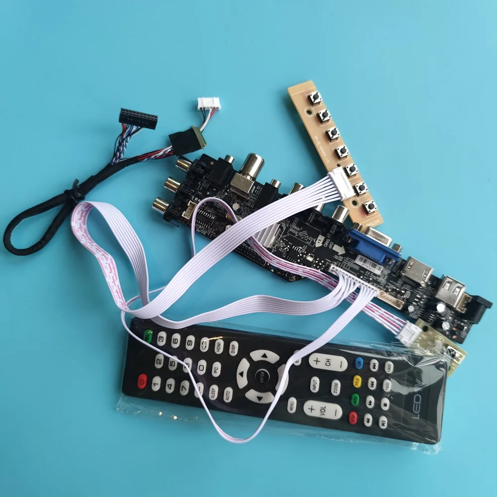 Плата контроллера сигнала для LTN140AT16 201 D01 DVB-T DVB-C digital HDMI-совместимая с 1366X768, VGA, пульт дистанционного управления, TV, LVDS, USB, W Φ 14"
Плата контроллера сигнала для LTN140AT16 201 D01 DVB-T DVB-C digital HDMI-совместимая с 1366X768, VGA, пульт дистанционного управления, TV, LVDS, USB, W Φ 14"