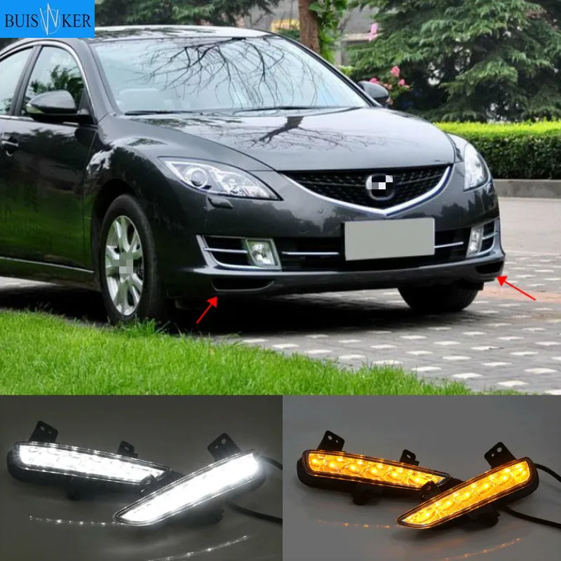 LED Fog Light Daytime Running Light DRL Lamp For Mazda 6 Mazda6 GH Ruiyi 2009 2010 2011 2012 Front bumper
LED Fog Light Daytime Running Light DRL Lamp For Mazda 6 Mazda6 GH Ruiyi 2009 2010 2011 2012 Front bumper