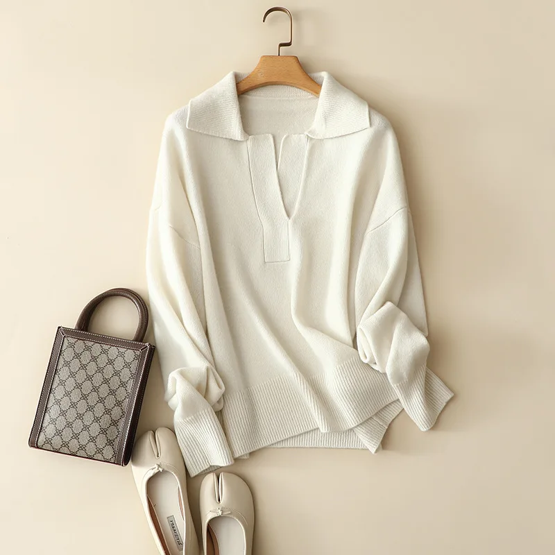 autumn winter new styles 100% cashmere sweaters women europe fashion turn down collar oversized ladies chic jumper knitted
autumn winter new styles 100% cashmere sweaters women europe fashion turn down collar oversized ladies chic jumper knitted