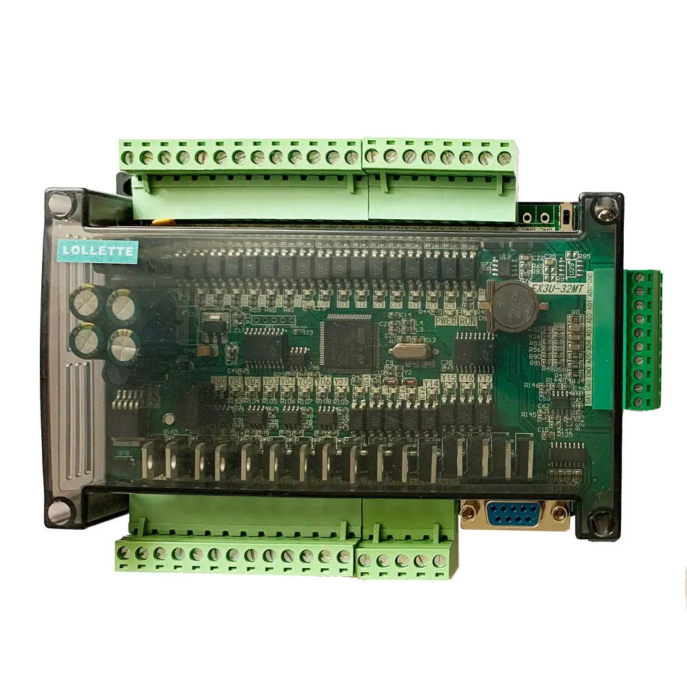 FX3U LE3U 32MT 6AD2DA 16 входов 16 транзисторов выход 6 аналоговых входов 2 аналоговых выхода plc контроллер RS485 RTC (часы реального времени)
FX3U LE3U 32MT 6AD2DA 16 входов 16 транзисторов выход 6 аналоговых входов 2 аналоговых выхода plc контроллер RS485 RTC (часы реального времени)