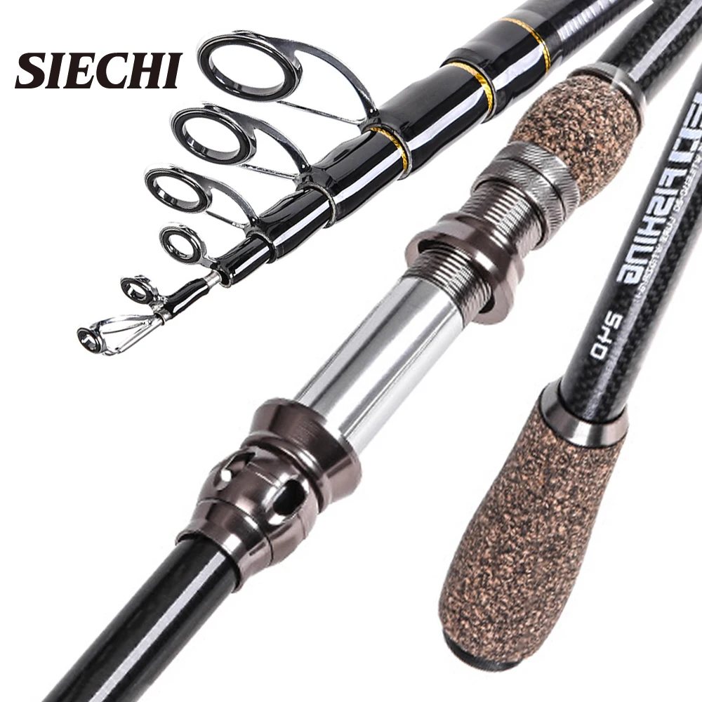 SIECHI fishing rod telescopic spinning casting Travel Rod1.8M 2.1M 2.4M 2.7M vara de pesca Carp
SIECHI fishing rod telescopic spinning casting Travel Rod1.8M 2.1M 2.4M 2.7M vara de pesca Carp