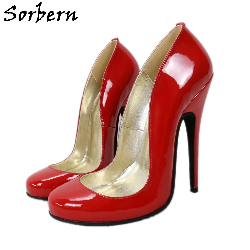 Sorbern Sexy Round Toe Women Pump Shoes Genuine Leather Stilettos High Heel 16Cm 14Cm Slip On Female Shoes Custom Colors
Sorbern Sexy Round Toe Women Pump Shoes Genuine Leather Stilettos High Heel 16Cm 14Cm Slip On Female Shoes Custom Colors