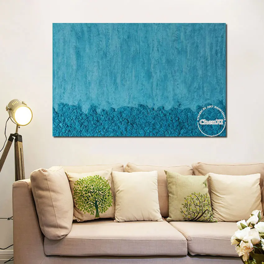 Dark Blue Wall Art Paintings, Handpainted Painting on Canvas, Large Modern Western Restaurant Decoration, No Framed High Quality
Dark Blue Wall Art Paintings, Handpainted Painting on Canvas, Large Modern Western Restaurant Decoration, No Framed High Quality