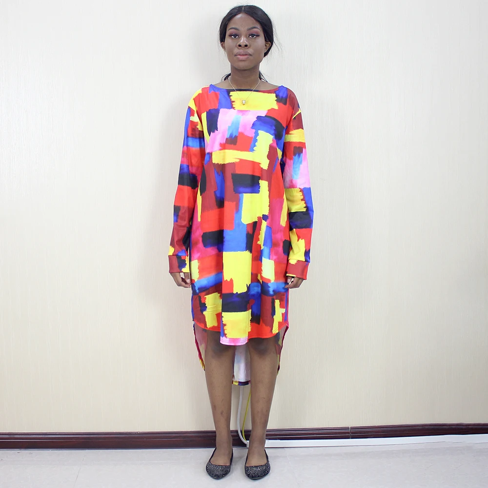 African Dashiki Newest Fashion Design Colorful Pattern Printed Long Sleeve Elegant Casual Dresses For Lady
African Dashiki Newest Fashion Design Colorful Pattern Printed Long Sleeve Elegant Casual Dresses For Lady