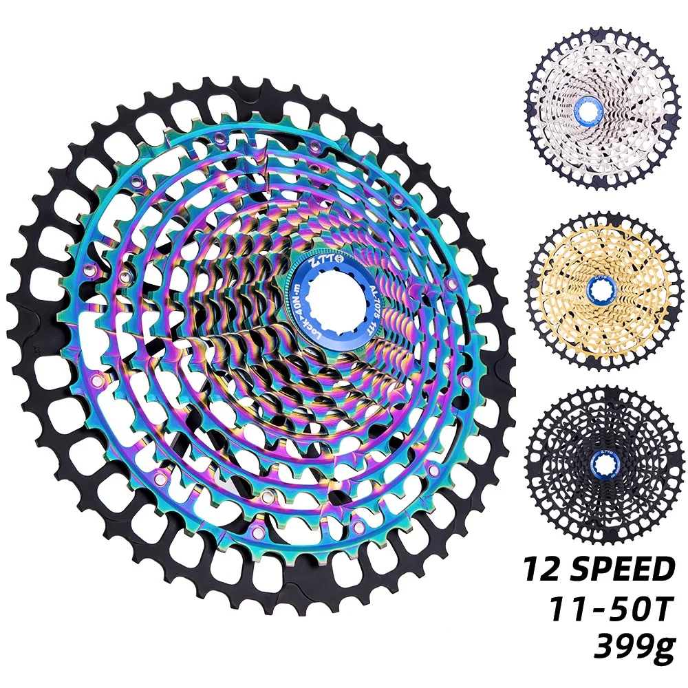 MTB 12 Speed 11-50T ULT Cassette Ultralight Steel CNC Mountain Bike 12v Freewheel Ultimate 12s K7 Sprocket For Shimano HG Hub
MTB 12 Speed 11-50T ULT Cassette Ultralight Steel CNC Mountain Bike 12v Freewheel Ultimate 12s K7 Sprocket For Shimano HG Hub