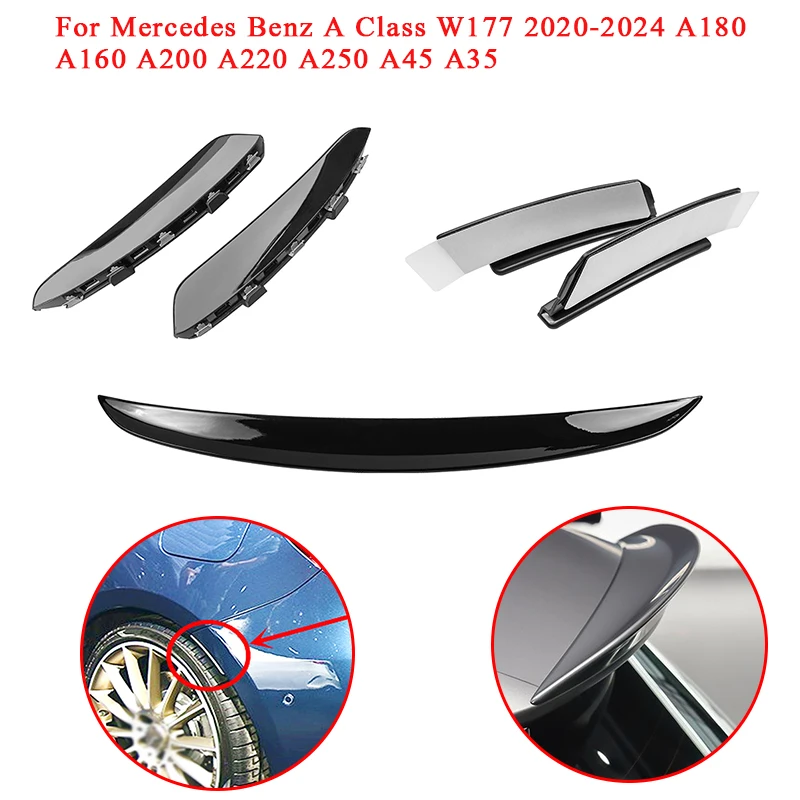 Rear Bumper Trim Lip Spoiler Tail Wing Air Vent Cover For Mercedes Benz A Class W177 2020-2024 A180 A160 A200 A220 A250 A45 A35
Rear Bumper Trim Lip Spoiler Tail Wing Air Vent Cover For Mercedes Benz A Class W177 2020-2024 A180 A160 A200 A220 A250 A45 A35