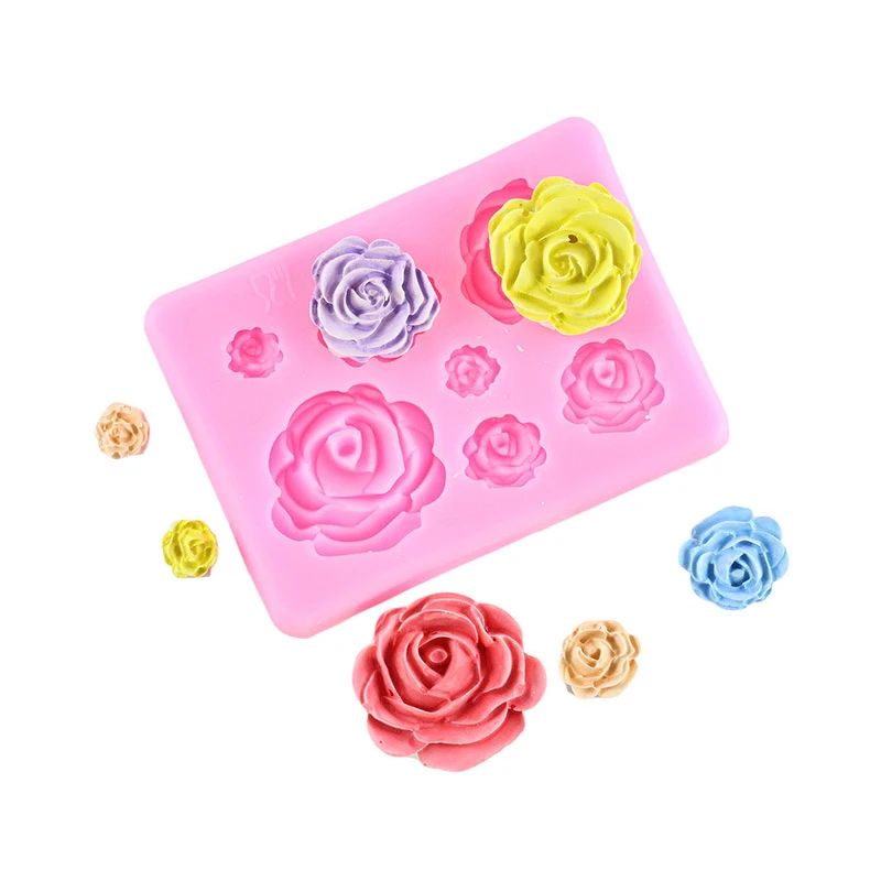 Rose Flower Silicone Molds Chocolate Confeitaria Candy Fondant Mold Wedding Cupcake Topper DIY Cake Decorating Tools
Rose Flower Silicone Molds Chocolate Confeitaria Candy Fondant Mold Wedding Cupcake Topper DIY Cake Decorating Tools