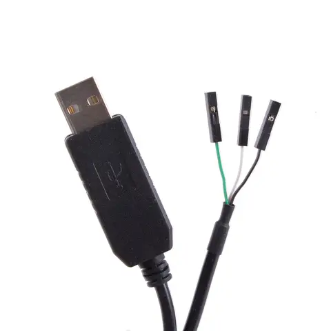PL2303GT USB to RS232 Serial Adapter 2.54mm Dupont Terminal Block Programming Cable