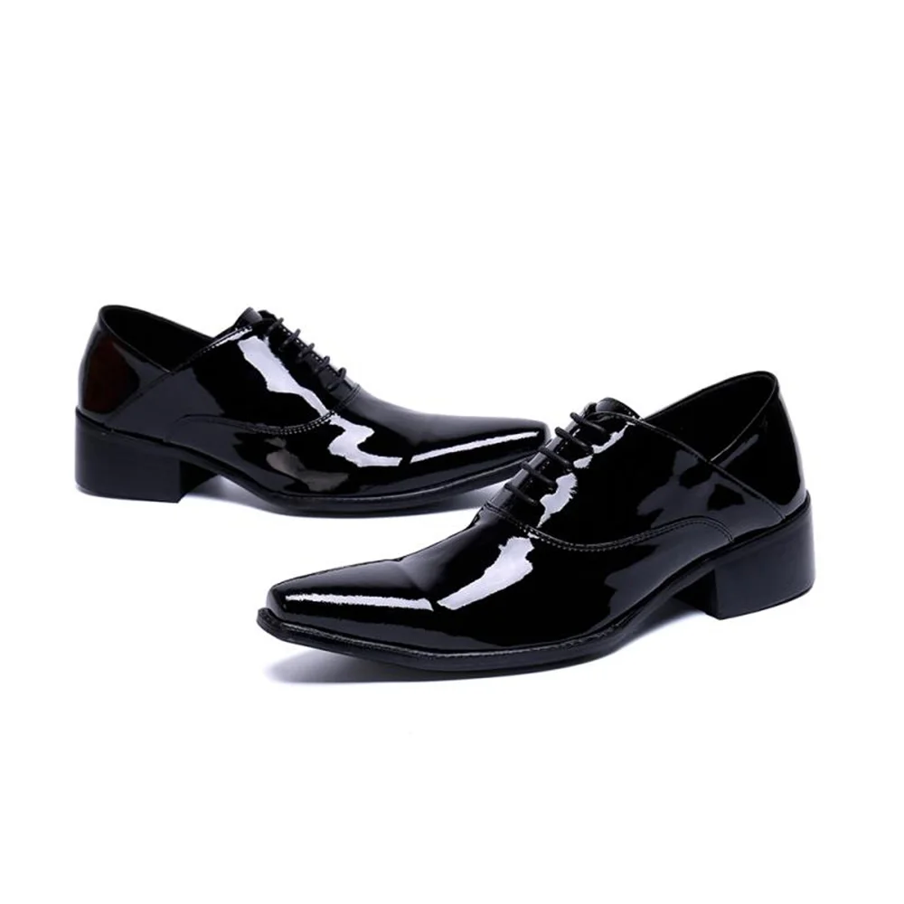 Mens Formal Shoes Genuine Leather Oxford Shoes Classic British Casual Business Shoes Lace Up Patent Leather Wedding Party Shoes
Mens Formal Shoes Genuine Leather Oxford Shoes Classic British Casual Business Shoes Lace Up Patent Leather Wedding Party Shoes