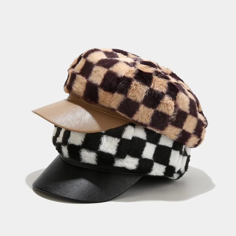 Ldslyjr Autumn and Winter Acrylic Plaid Warm Beret Octagonal Cap for Girl and Women Painter Hat 15
Ldslyjr Autumn and Winter Acrylic Plaid Warm Beret Octagonal Cap for Girl and Women Painter Hat 15