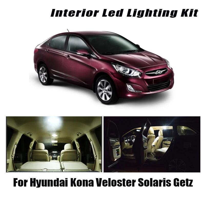 Canbus для Hyundai Kona Veloster FS JS Solaris Getz автомобиля светодиодный Интерьер Карта Купол Магистральные светильник комплект Автомобильный светильник Инж
Canbus для Hyundai Kona Veloster FS JS Solaris Getz автомобиля светодиодный Интерьер Карта Купол Магистральные светильник комплект Автомобильный светильник Инж