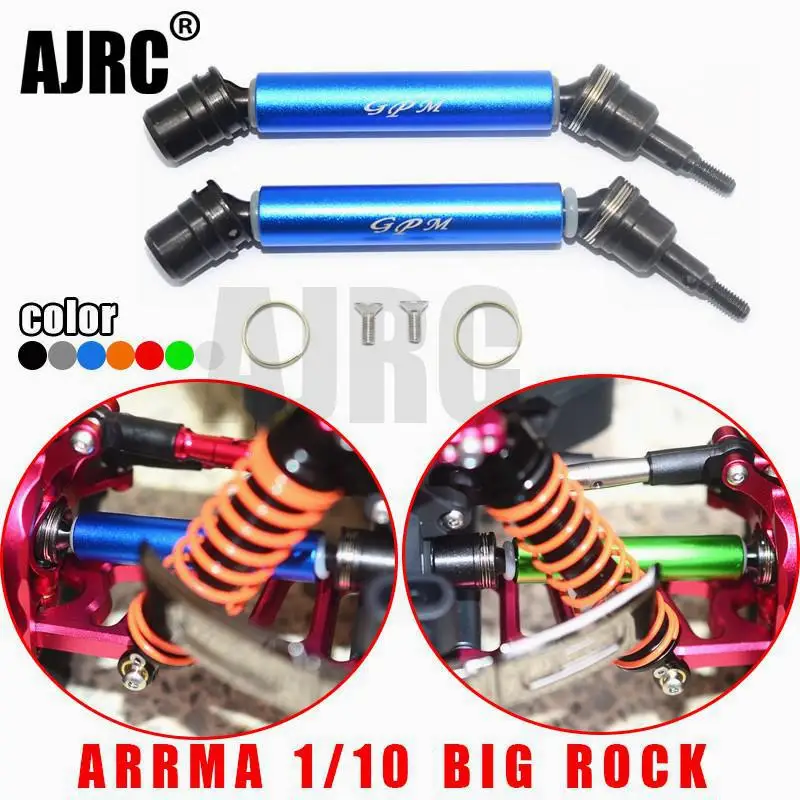 ARRMA 1/10 BIG ROCK 45#hardened steel head+aluminum alloy barrel front and rear universal CVD universal joint AR310780/AR310784
ARRMA 1/10 BIG ROCK 45#hardened steel head+aluminum alloy barrel front and rear universal CVD universal joint AR310780/AR310784