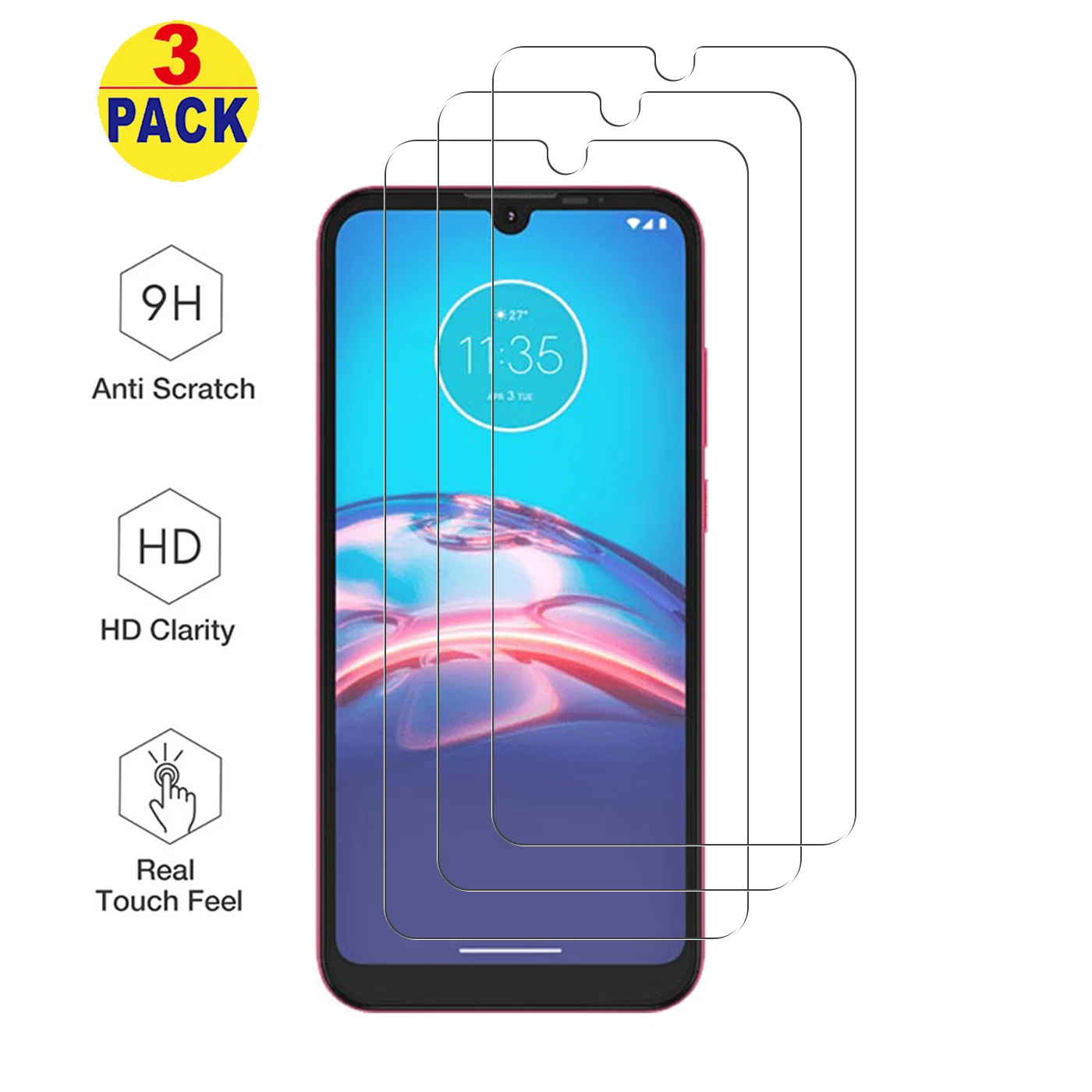 for Motorola Moto E6i Screen Protector, 9H Hardness Tempered Glass Film for Motorola Moto E6i
for Motorola Moto E6i Screen Protector, 9H Hardness Tempered Glass Film for Motorola Moto E6i