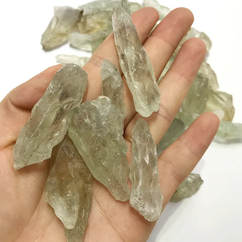 100g Natural Stone Rough Raw Gemstone Light Green Crystal Mineral Specimen Rock Quartz Chips Gravel Lucky Healing Decoration
100g Natural Stone Rough Raw Gemstone Light Green Crystal Mineral Specimen Rock Quartz Chips Gravel Lucky Healing Decoration