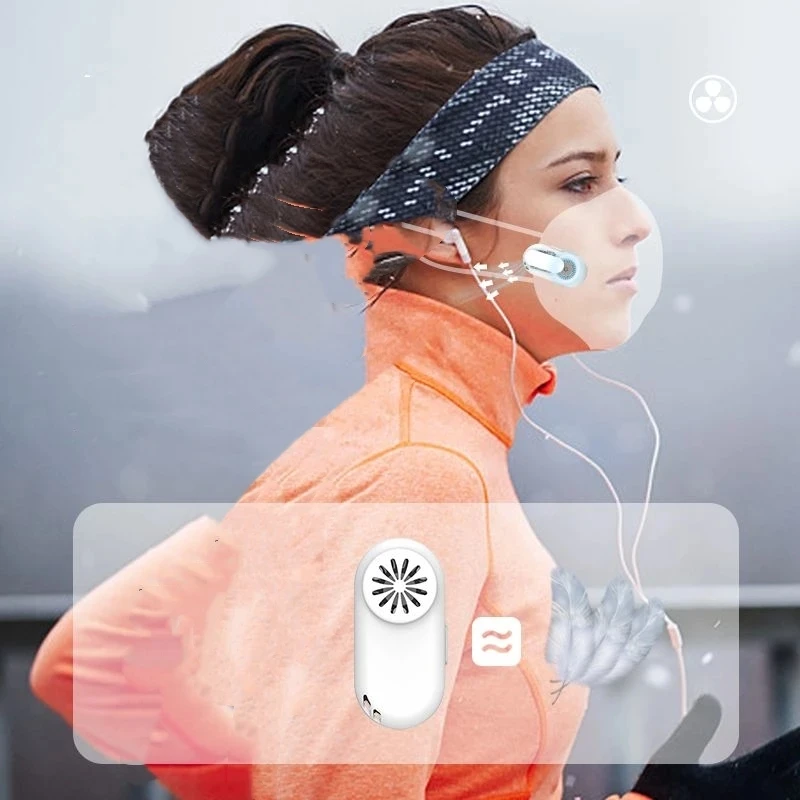 Mini Clip-on Mask Fan Cooling USB Rechargeable Portable Electric Fan Mute Air Cooler White Black For Outdoor Sports Mask Summer
Mini Clip-on Mask Fan Cooling USB Rechargeable Portable Electric Fan Mute Air Cooler White Black For Outdoor Sports Mask Summer
