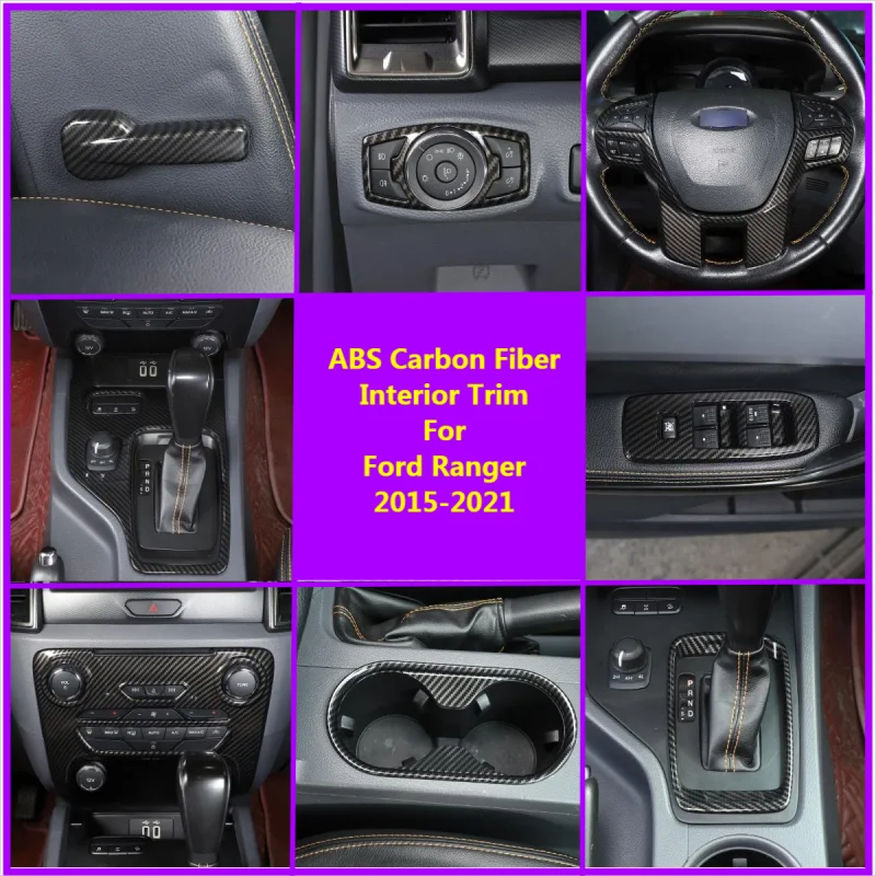 Car Accessories Interior Center Control Air Condition Mode Frame Cover ABS Carbon Fiber For Ford Ranger Wildtrack T6 T7 2015-21
Car Accessories Interior Center Control Air Condition Mode Frame Cover ABS Carbon Fiber For Ford Ranger Wildtrack T6 T7 2015-21