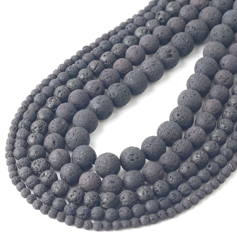 Natural Stone Black Lava Volcanic Stone Round Loose Beads 4/6/8/10/12MM Fit Diy Charm Beads For Jewellery Making Accessories 15'
Natural Stone Black Lava Volcanic Stone Round Loose Beads 4/6/8/10/12MM Fit Diy Charm Beads For Jewellery Making Accessories 15'