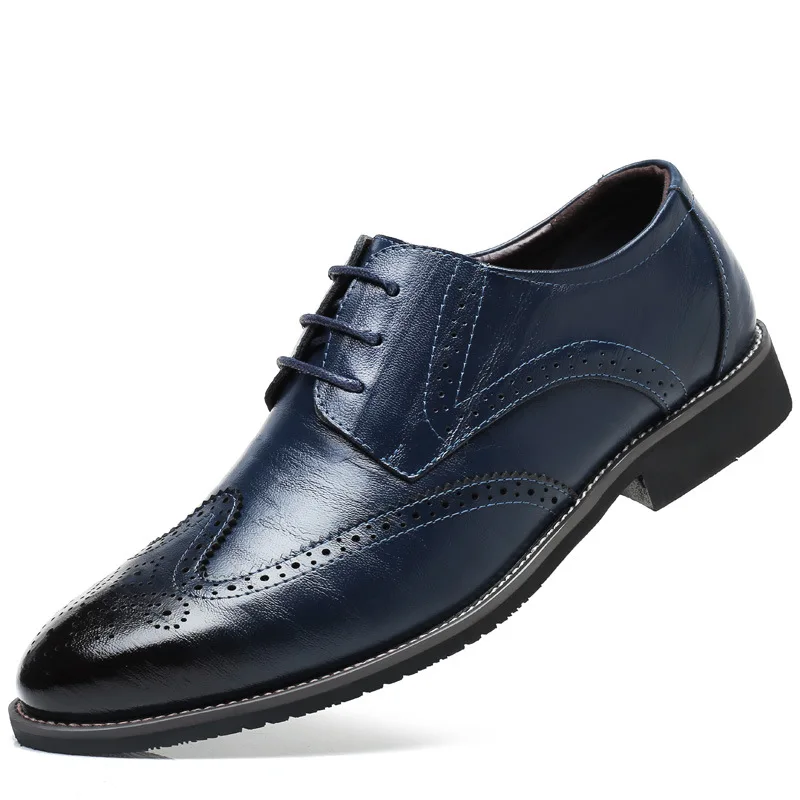 2025 New High Quality Classic Leather Men Brogues Shoes Lace-Up Bullock Business Dress Men Oxfords Shoes Male Formal Shoes
2025 New High Quality Classic Leather Men Brogues Shoes Lace-Up Bullock Business Dress Men Oxfords Shoes Male Formal Shoes