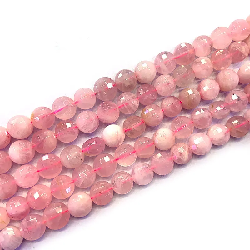7-8mm Natural Rose Quartzs Beads Faceted Coin Button Spacer DIY Loose Beads For Jewelry Making Beads Accessories For Women Gift
7-8mm Natural Rose Quartzs Beads Faceted Coin Button Spacer DIY Loose Beads For Jewelry Making Beads Accessories For Women Gift